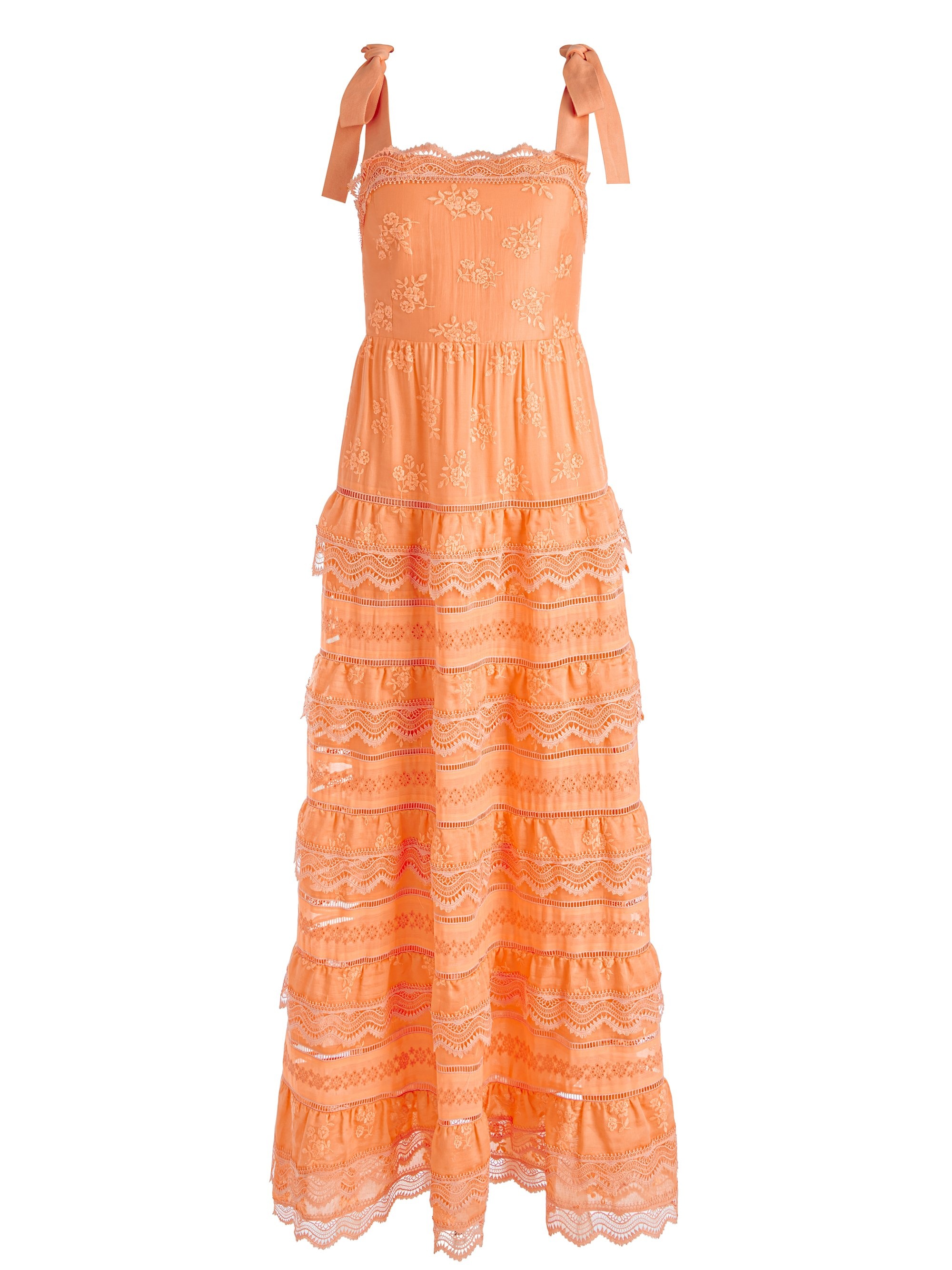 VEGA SLEEVELESS TIERED MAXI DRESS - 1