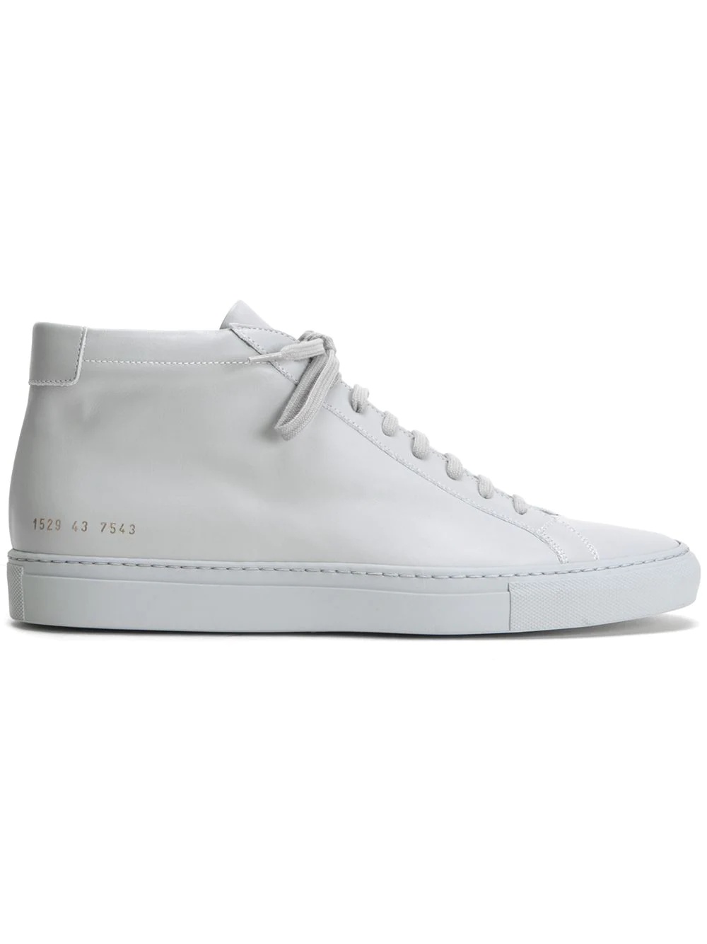 lace-up hi-top sneakers - 1