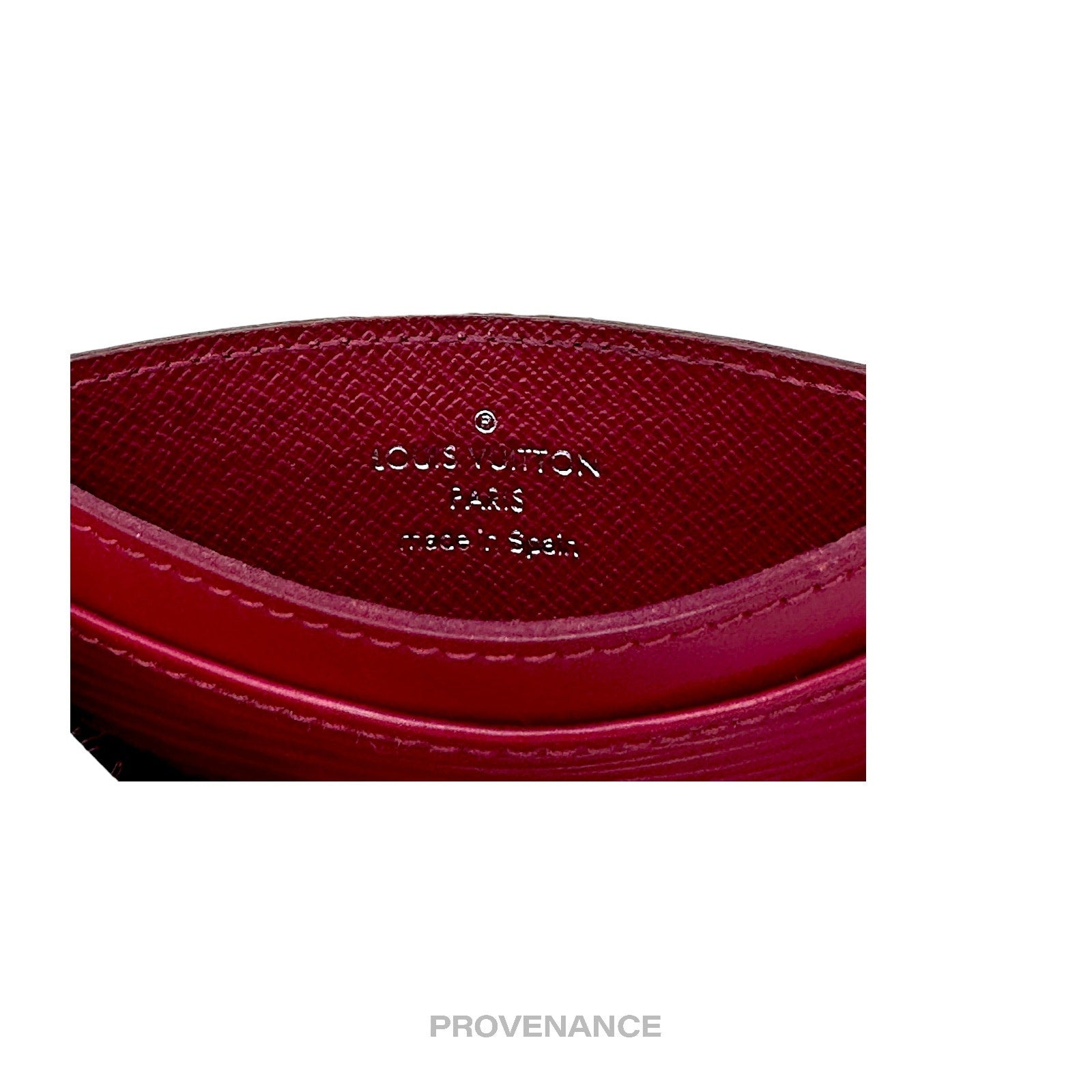 Louis Vuitton Card Holder Wallet - Fuchsia Epi Leather - 7