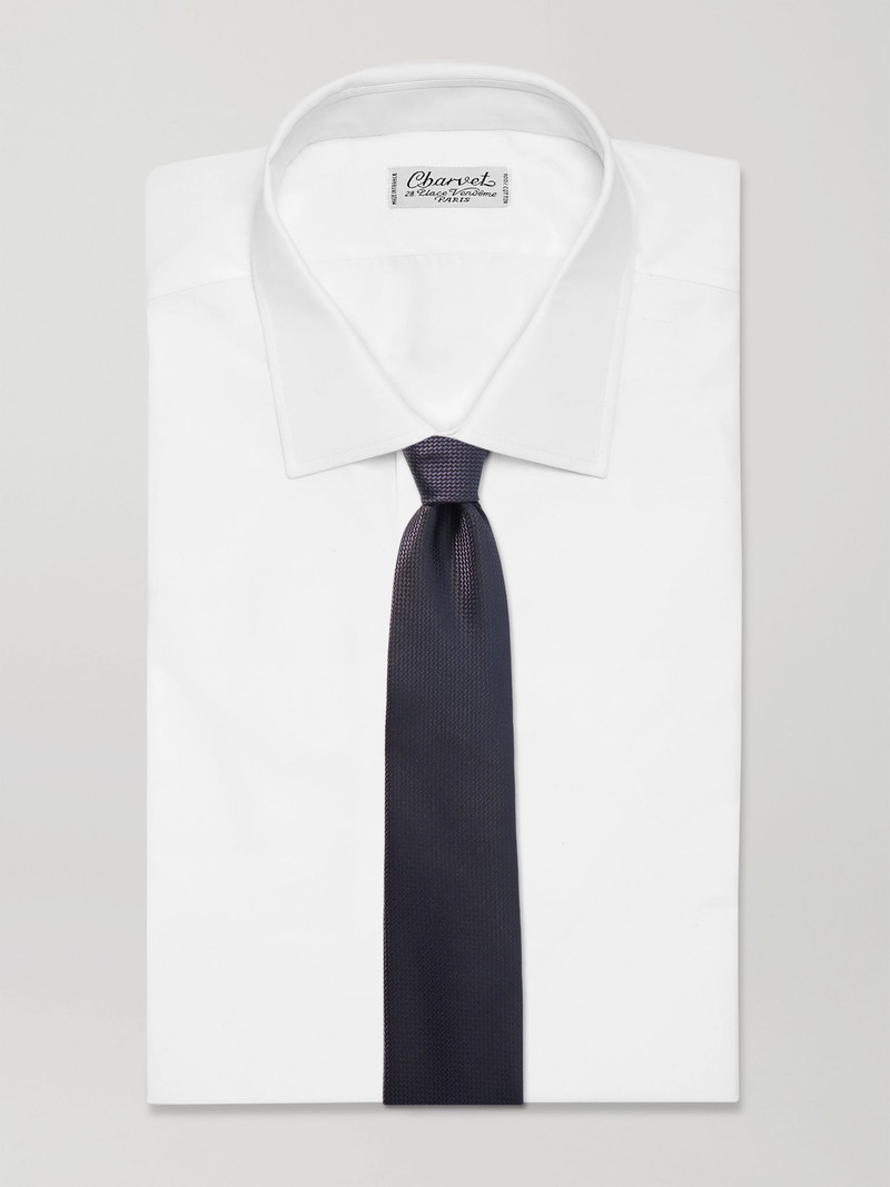 TOM FORD 8cm Silk-Jacquard Tie Purple outlook