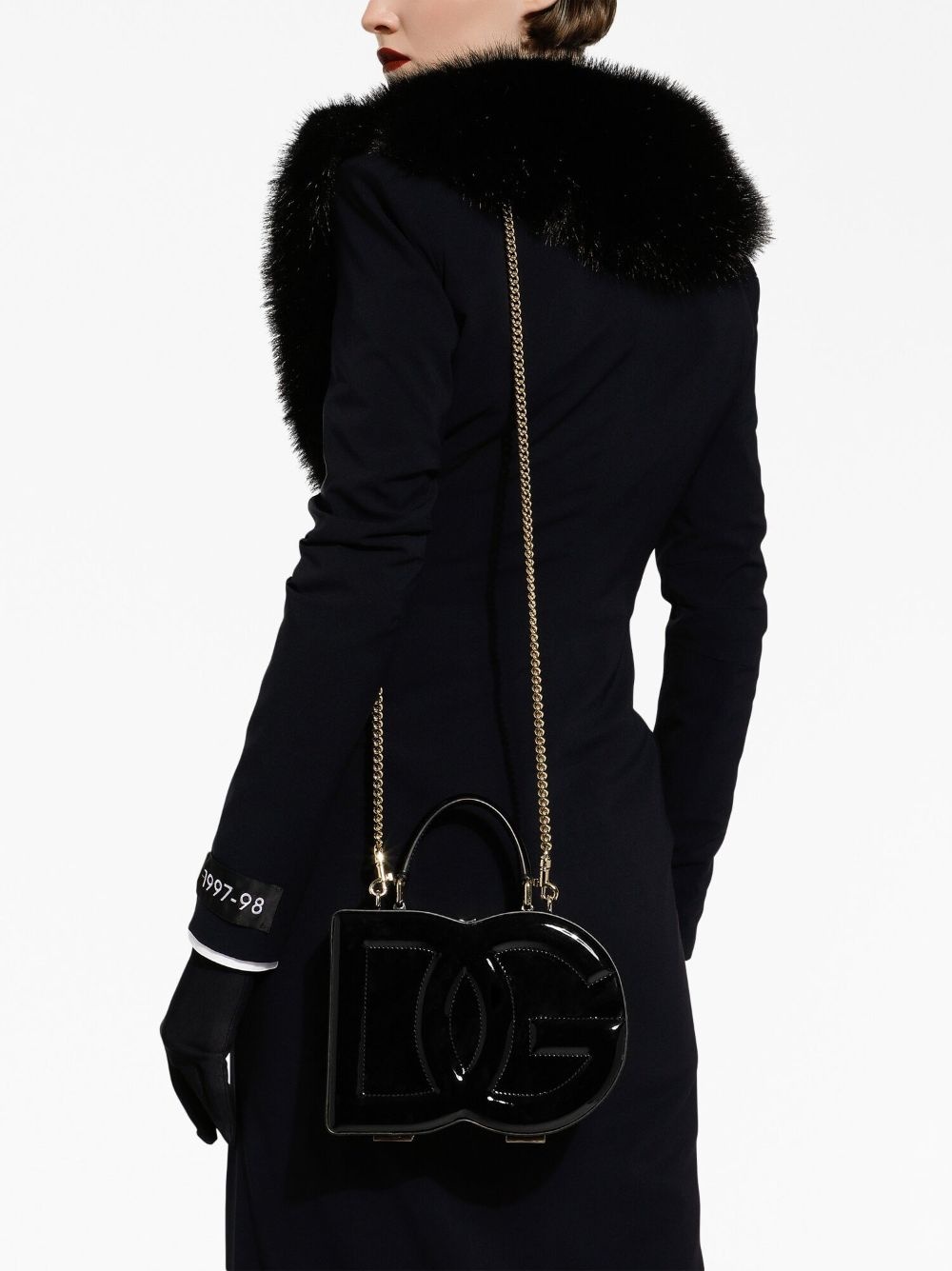 logo-embossed leather tote bag - 3