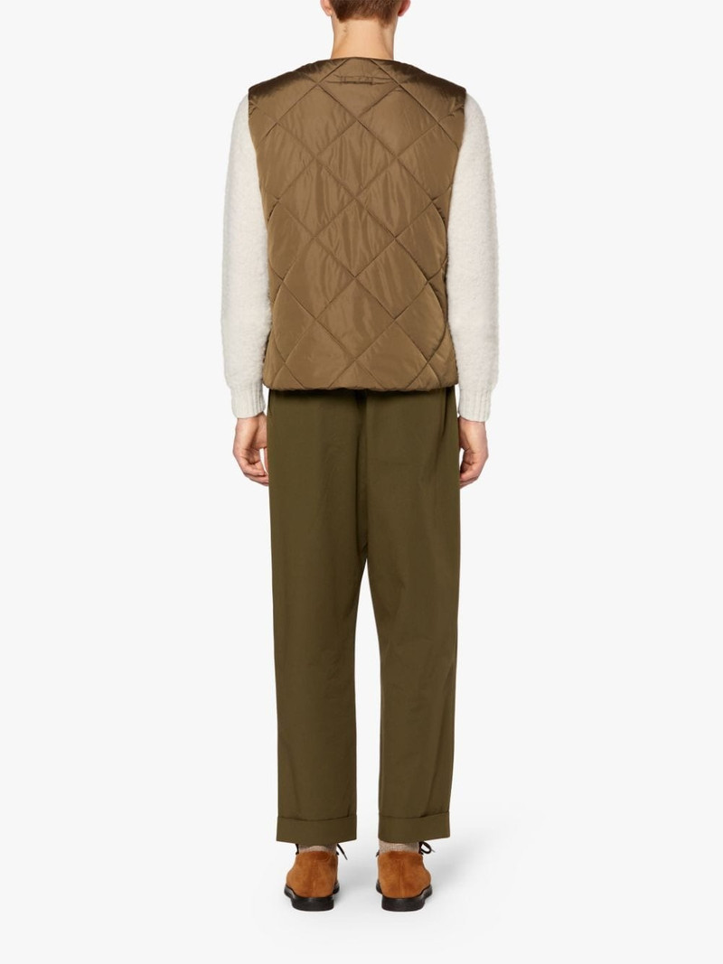 HIG MOCHA QUILTED NYLON LINER VEST | GQM-204 3