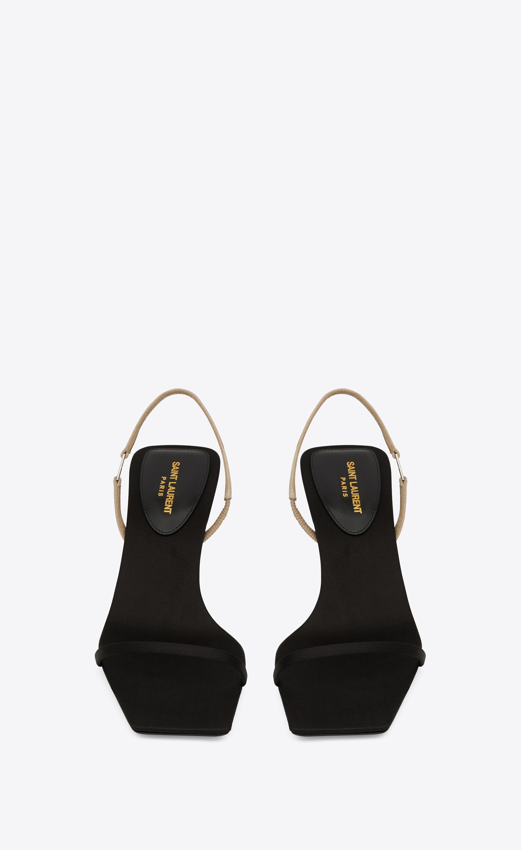 jaspe sandals in satin crepe - 2