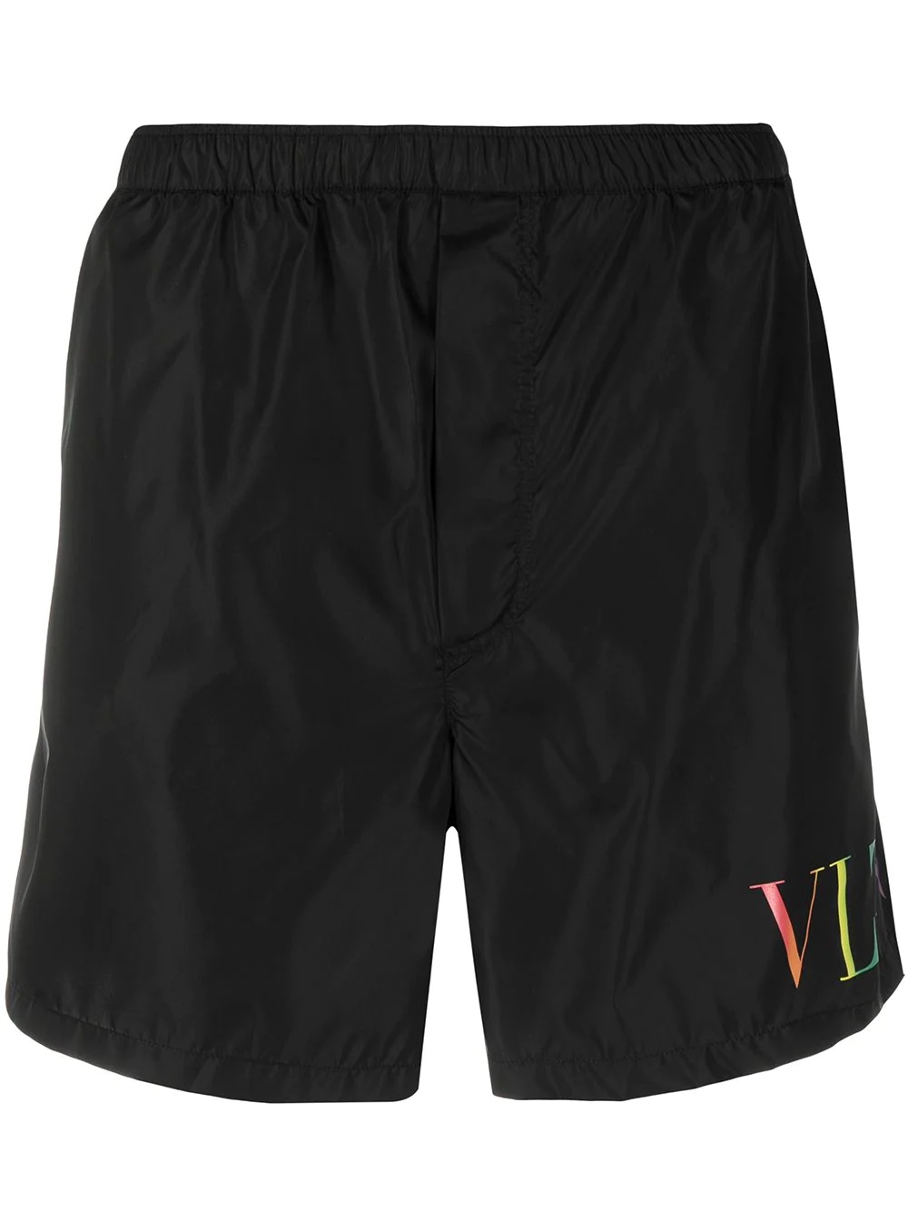 VLTN-print swim shorts - 1