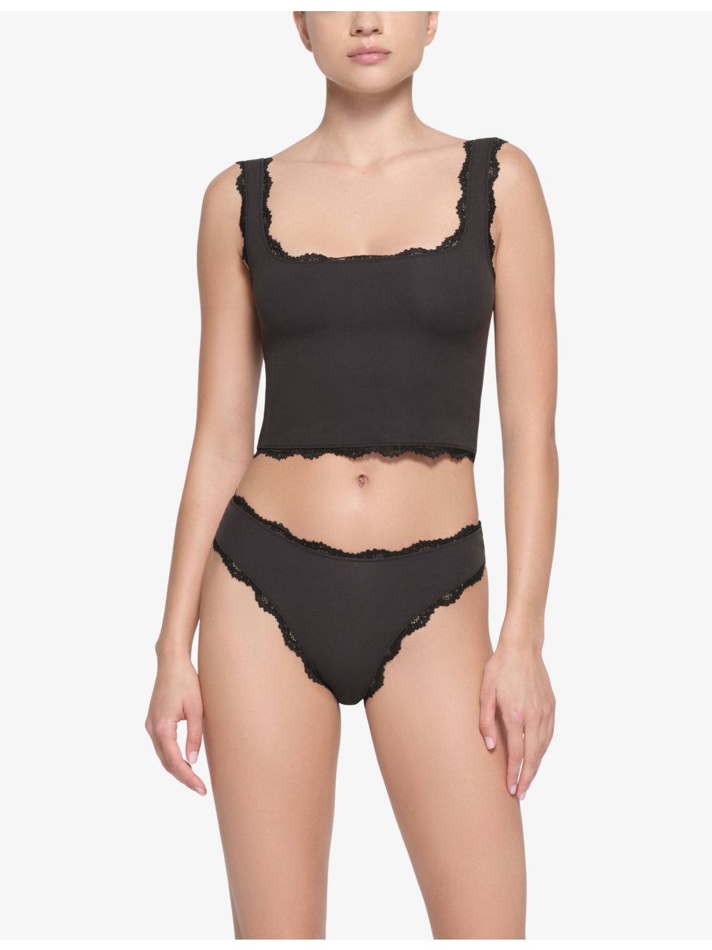 Fits Everybody Lace Jersey Tank Top - 2