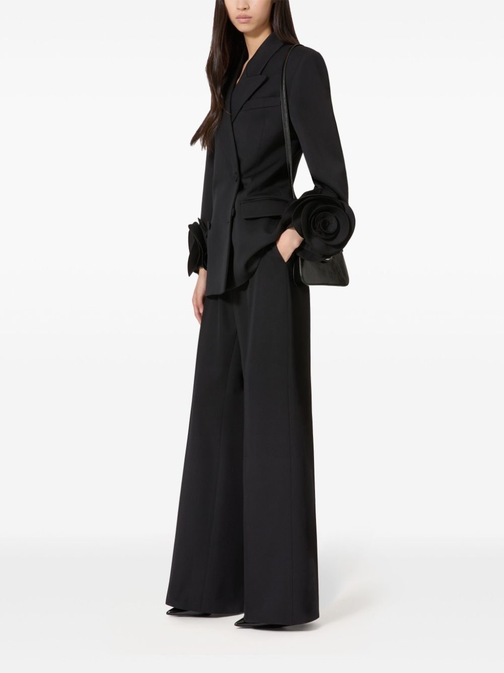 wide-leg tailored trousers - 2