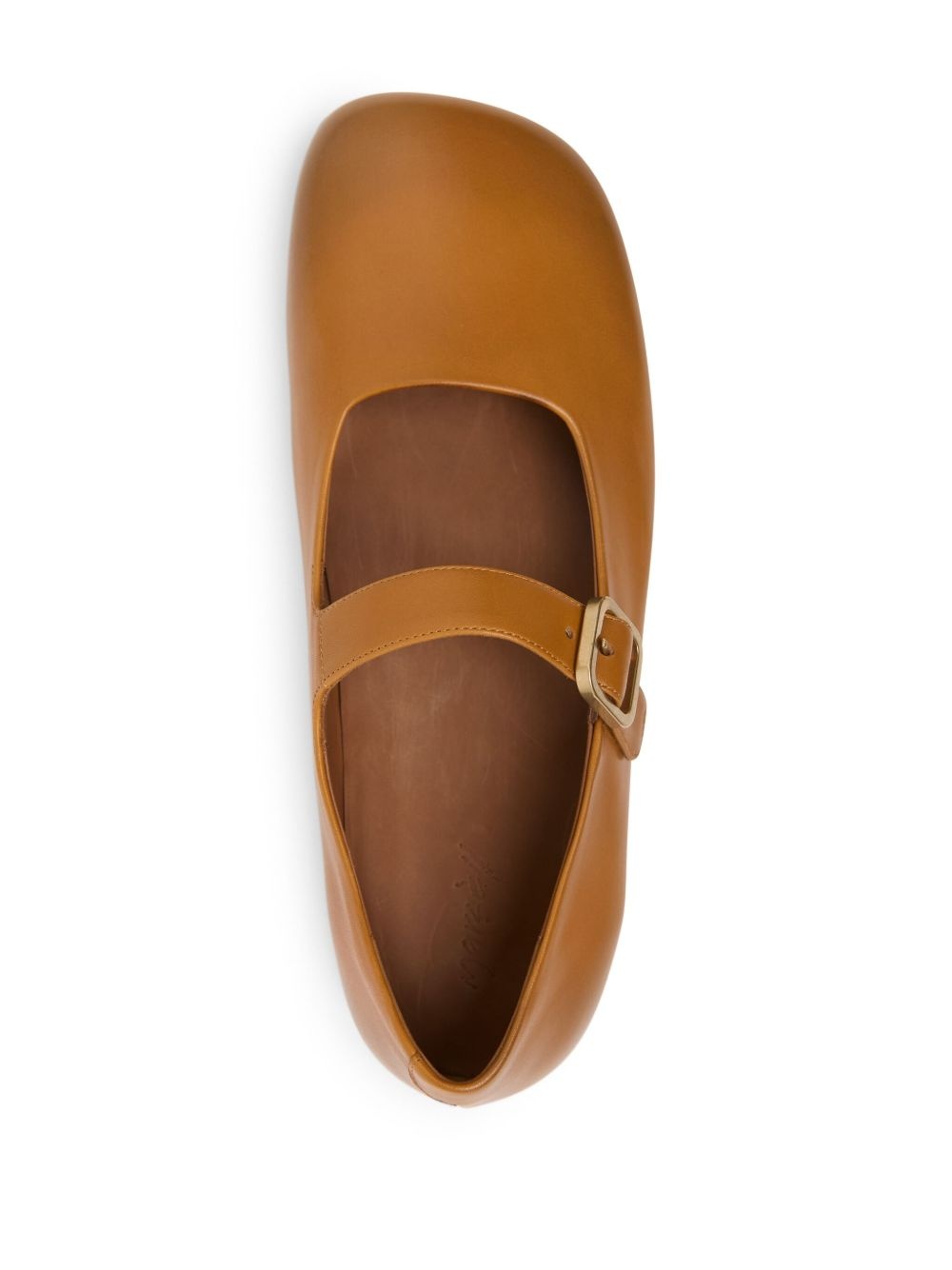 leather ballerina shoes - 4