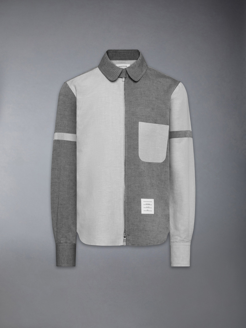 TONAL UNIVERSITY STRIPE FUNMIX ARMBAND SHIRT 1