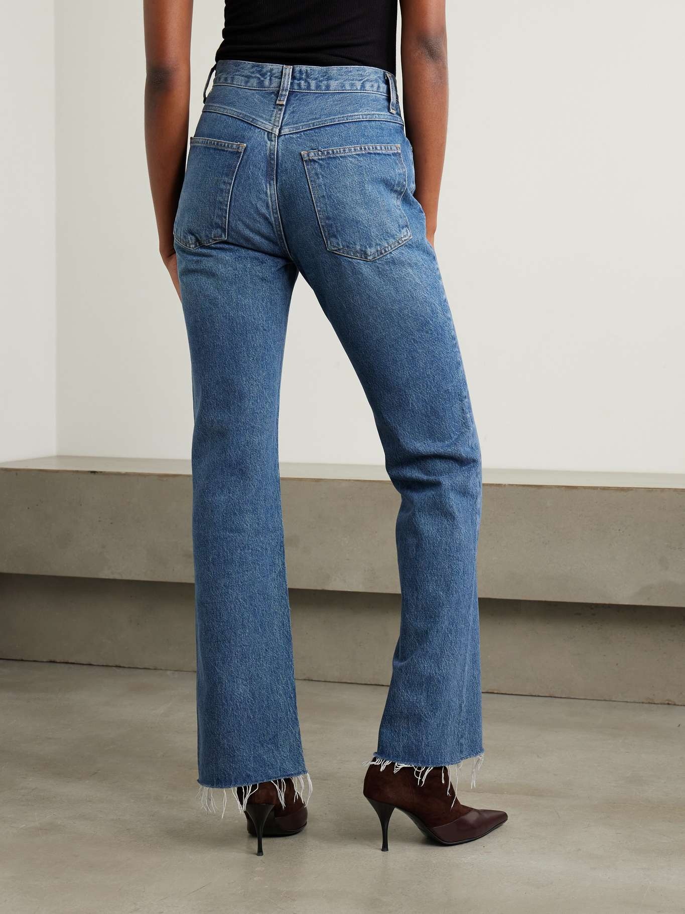 Leena high-rise bootcut jeans Mid denim - 4