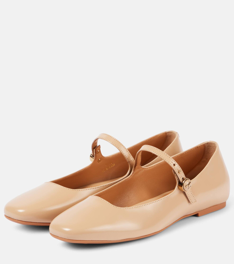 Leather Mary Jane flats 4
