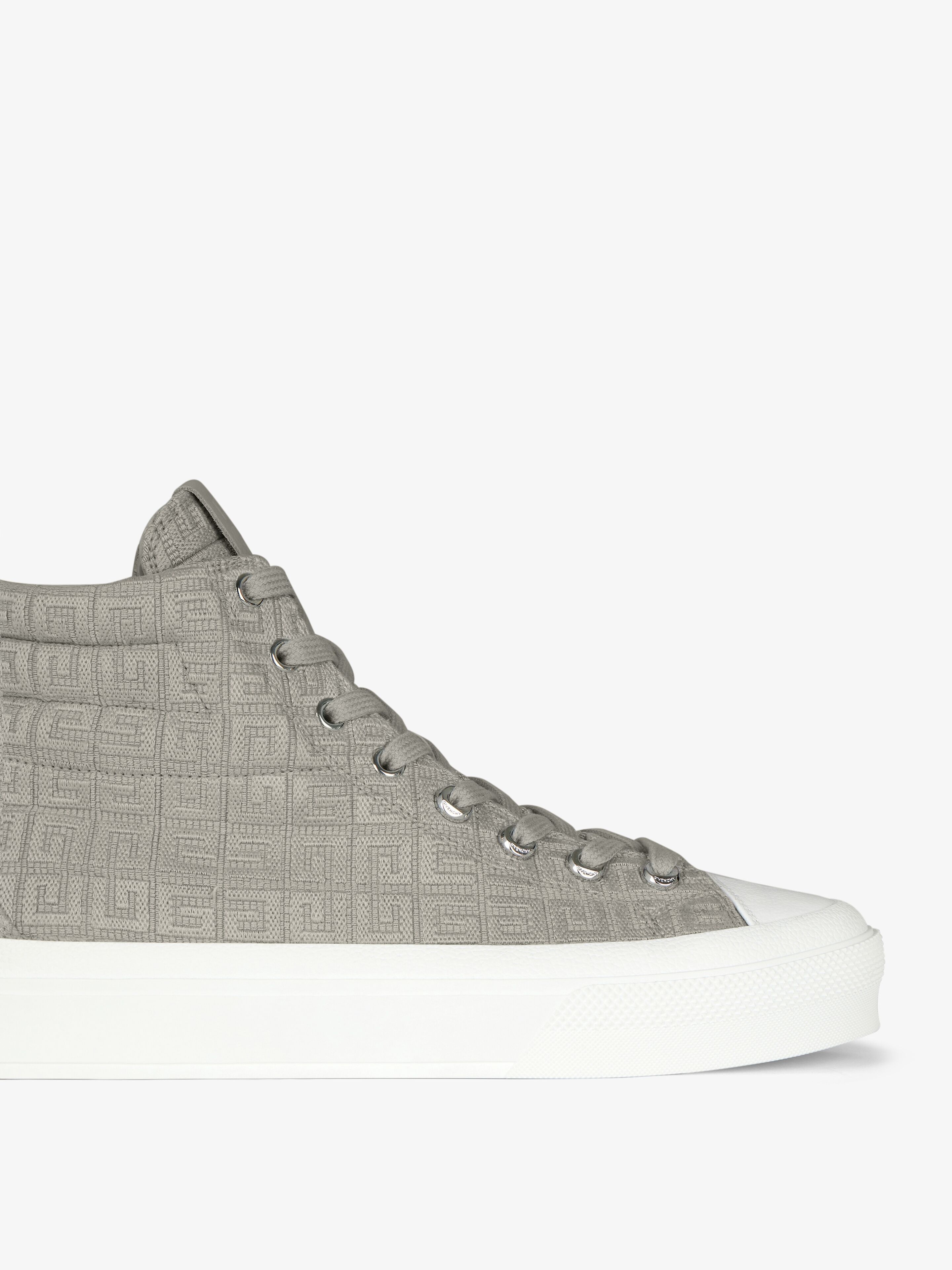 CITY HIGH SNEAKERS IN 4G EMBROIDERED CANVAS - 6