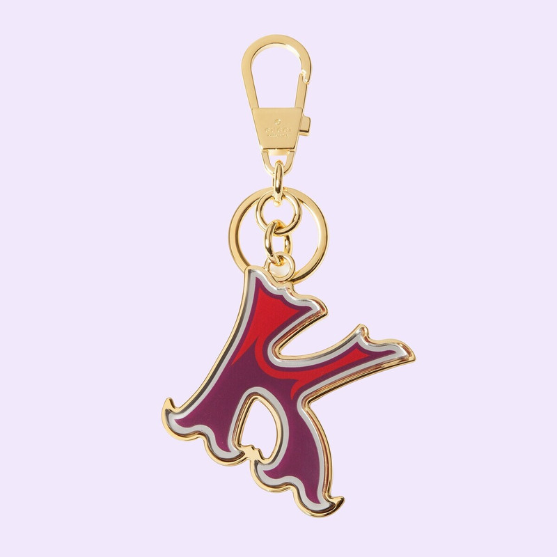 Letter K Plexiglas keychain 1