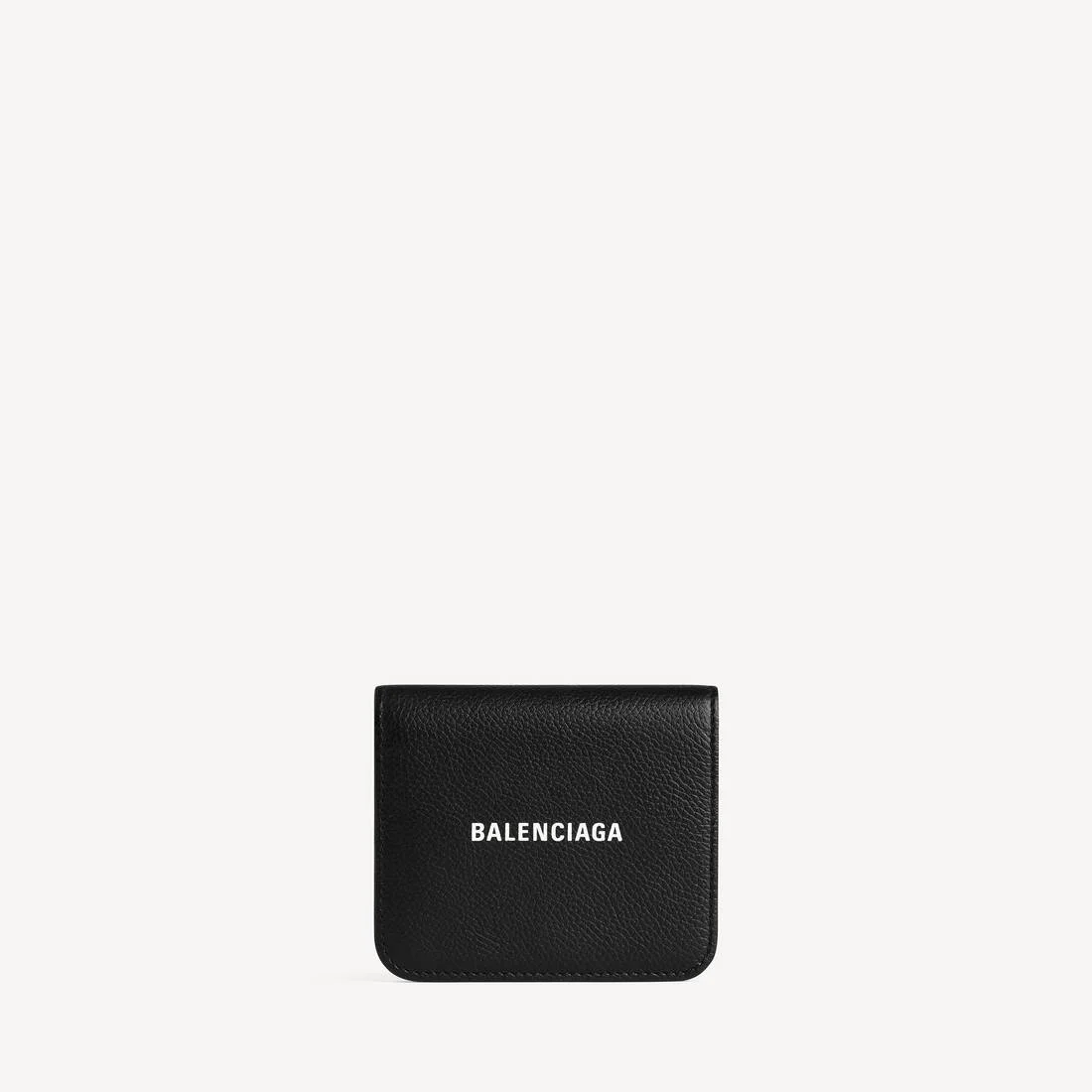 Cash Flap Coin And Card Holder in Black - 1