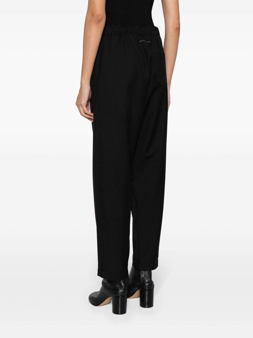 single-stitch cropped trousers - 4