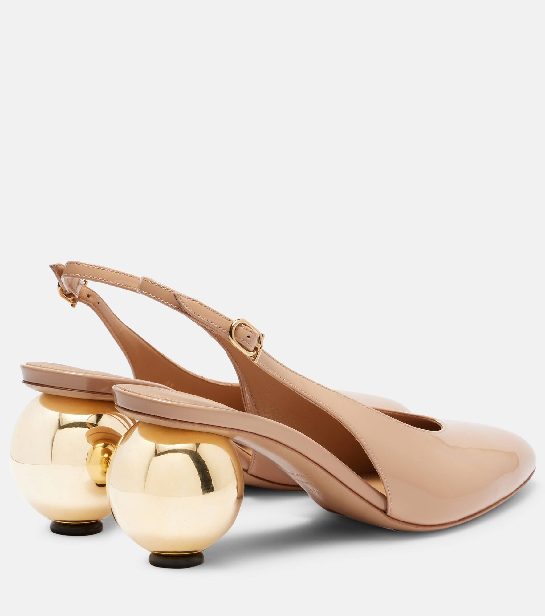Tessie 70 leather slingback pumps - 2