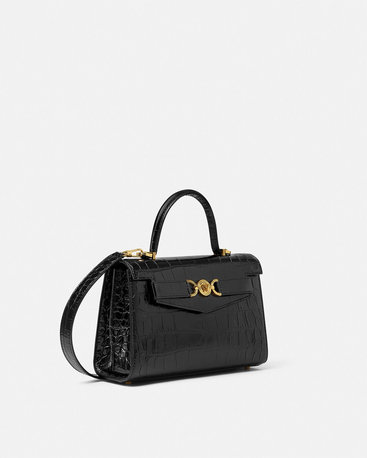 Croc-Effect Medusa '95 Handbag - 2