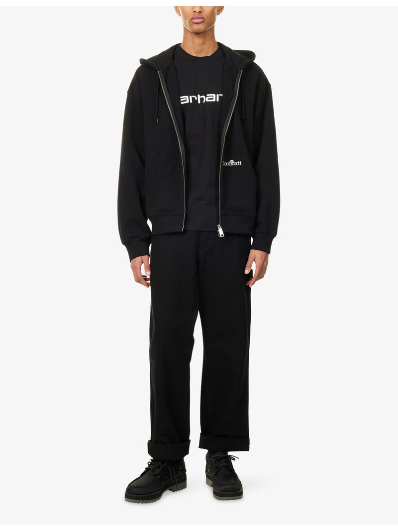 Carhartt WIP Relaxed-Fit Embroidered-Logo Cotton Hoodie outlook