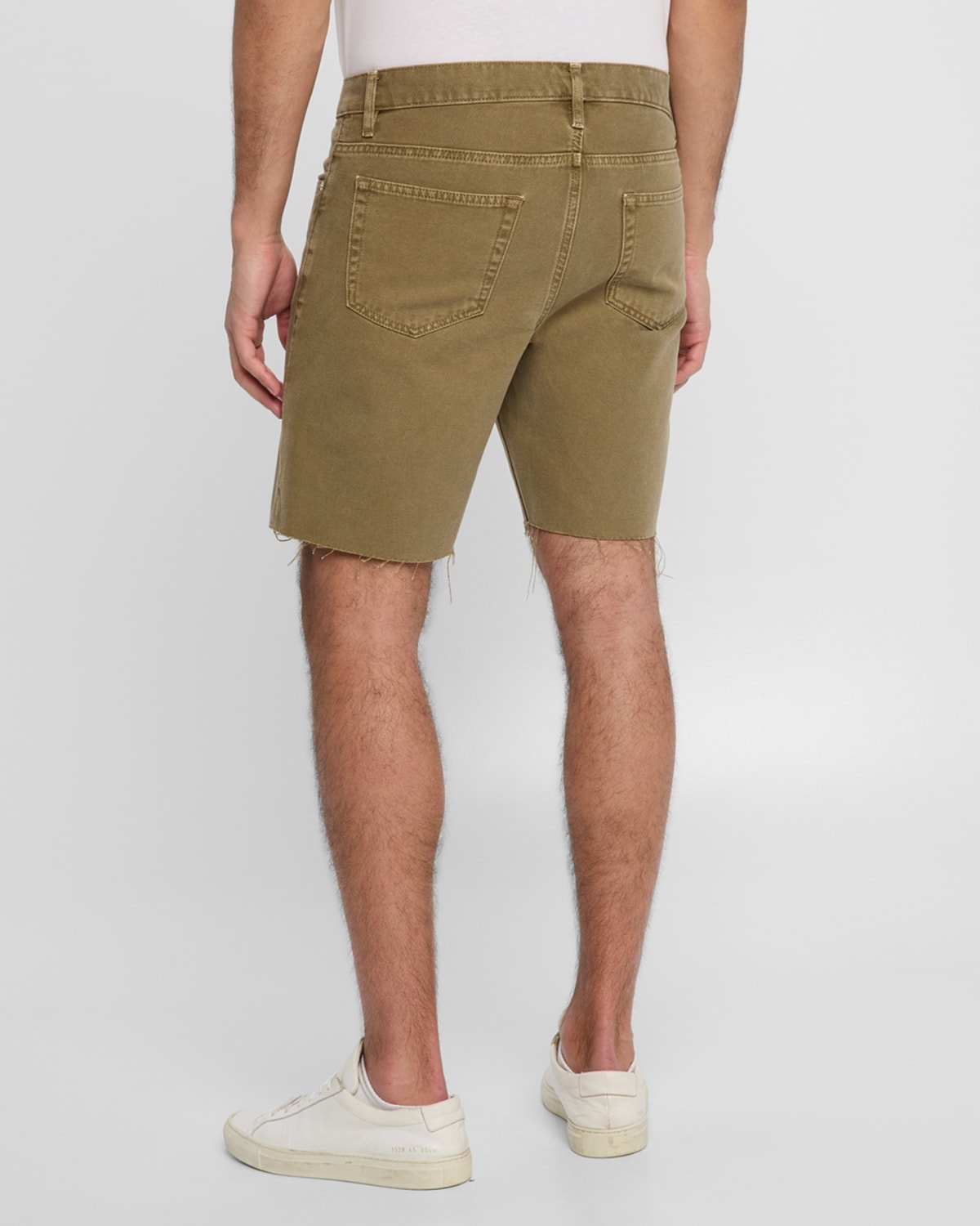 Men's Relaxed Raw Hem Shorts - 3