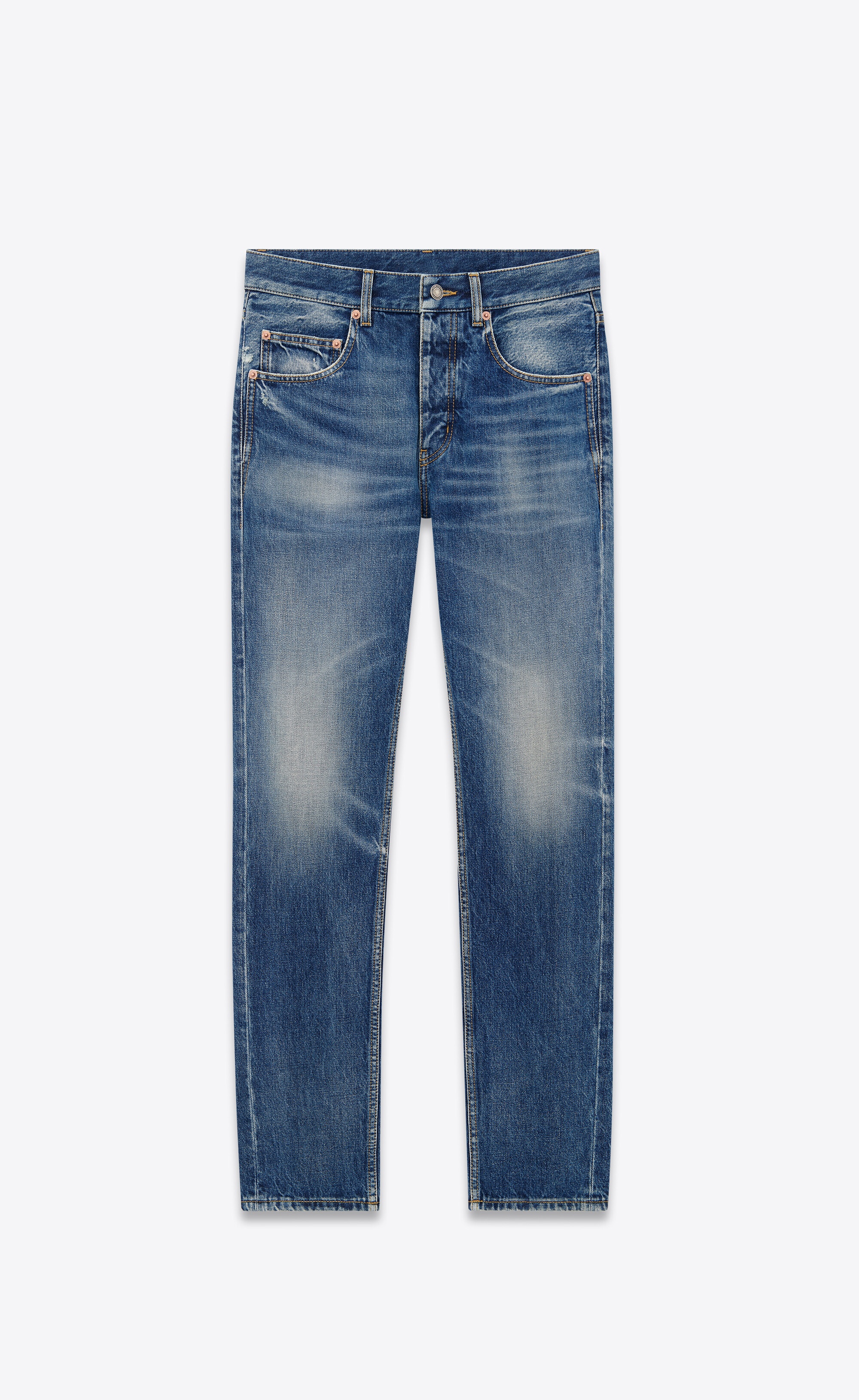 baggy jeans in deauville beach blue denim - 1