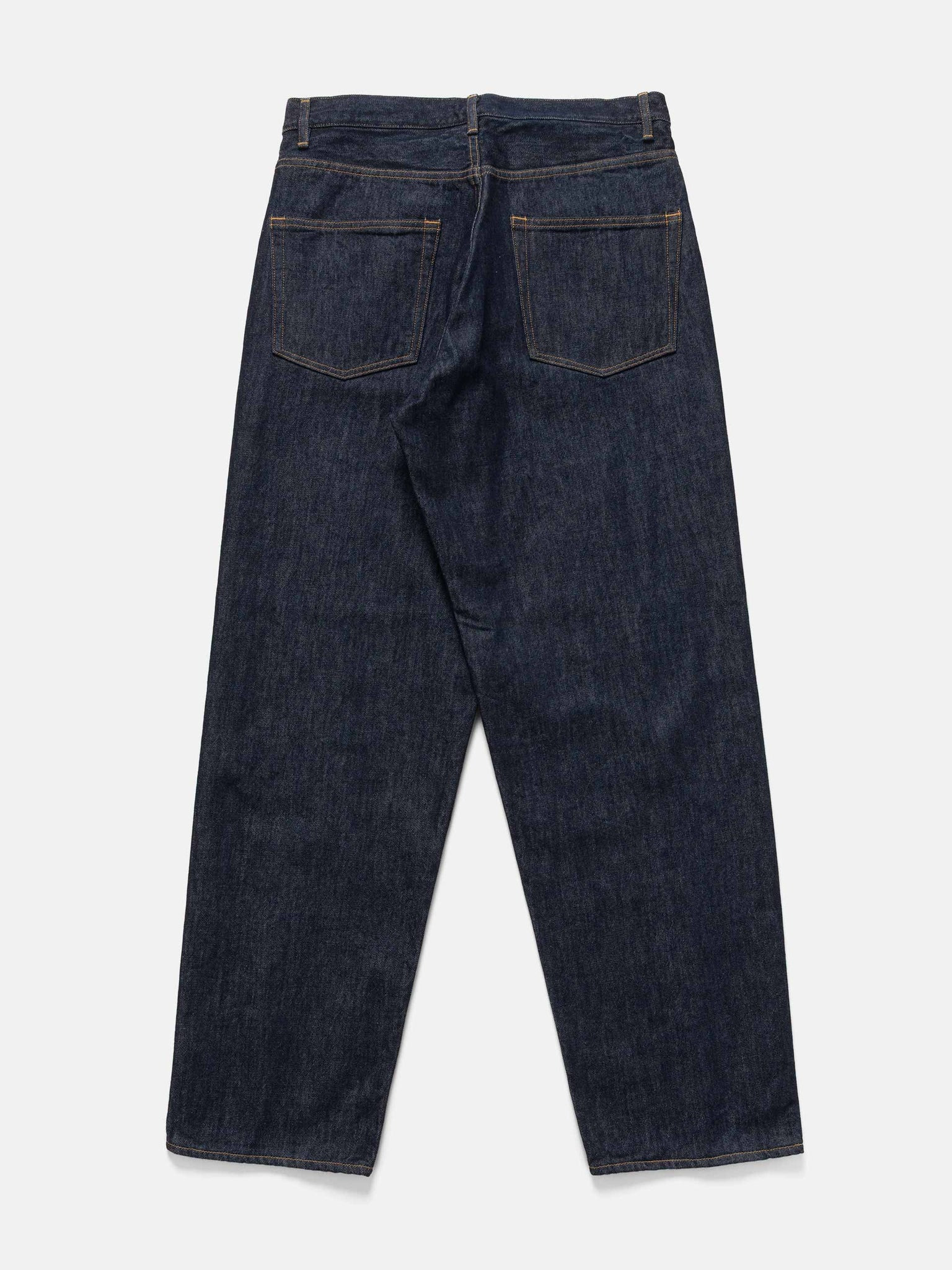 Hard Twist Denim Wide Pants Indigo - 5