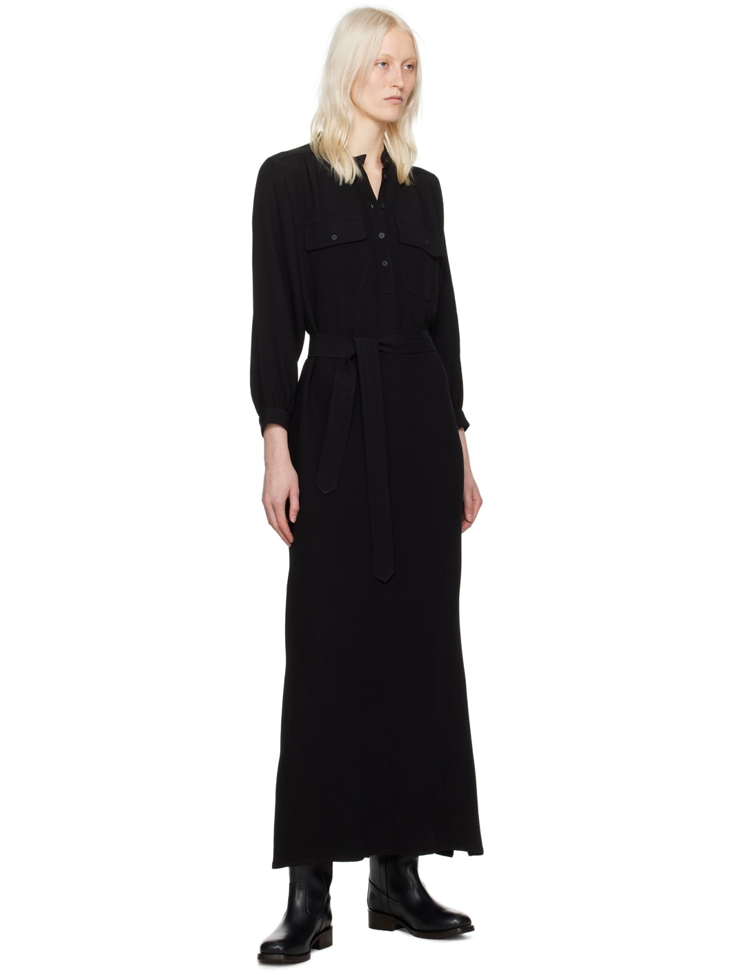 Black Marla Maxi Dress - 4