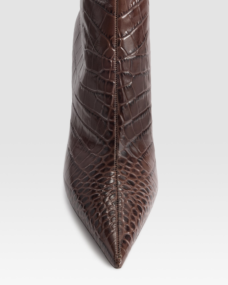 CROCO-PRINT ANKLE BOOT 5