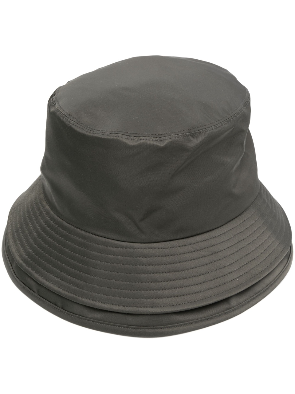 double-brim bucket hat - 1