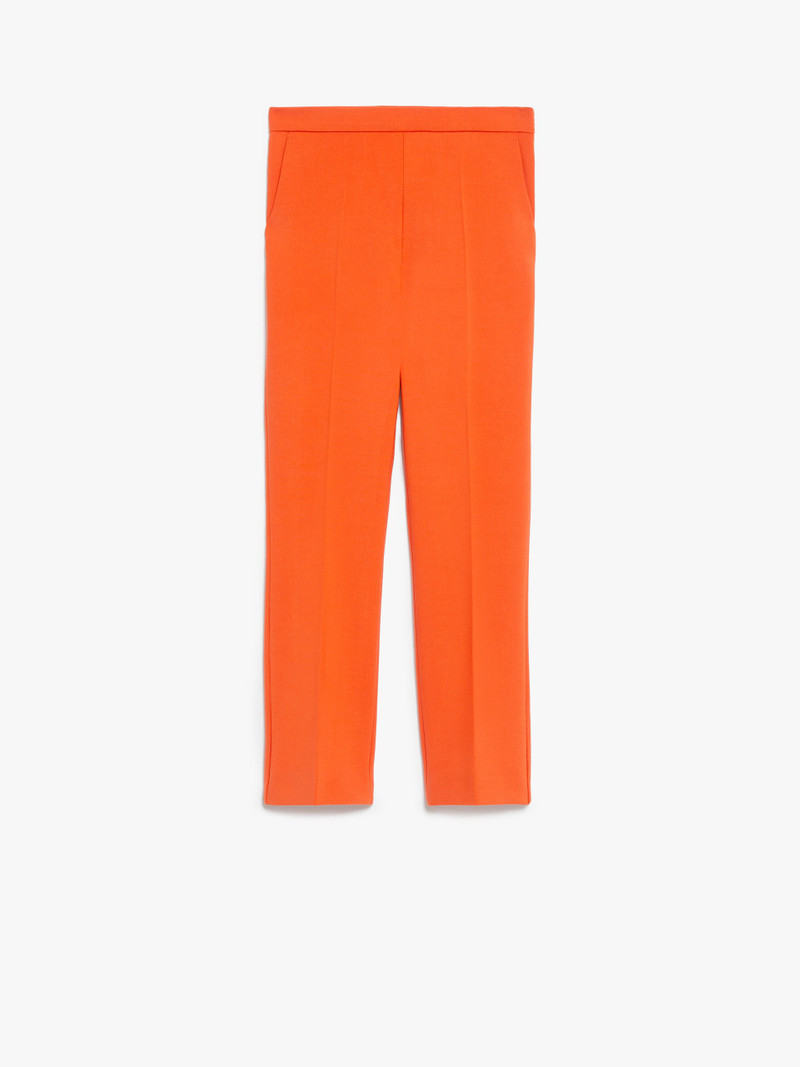 NEPETA Wool crêpe ankle-length trousers - 1