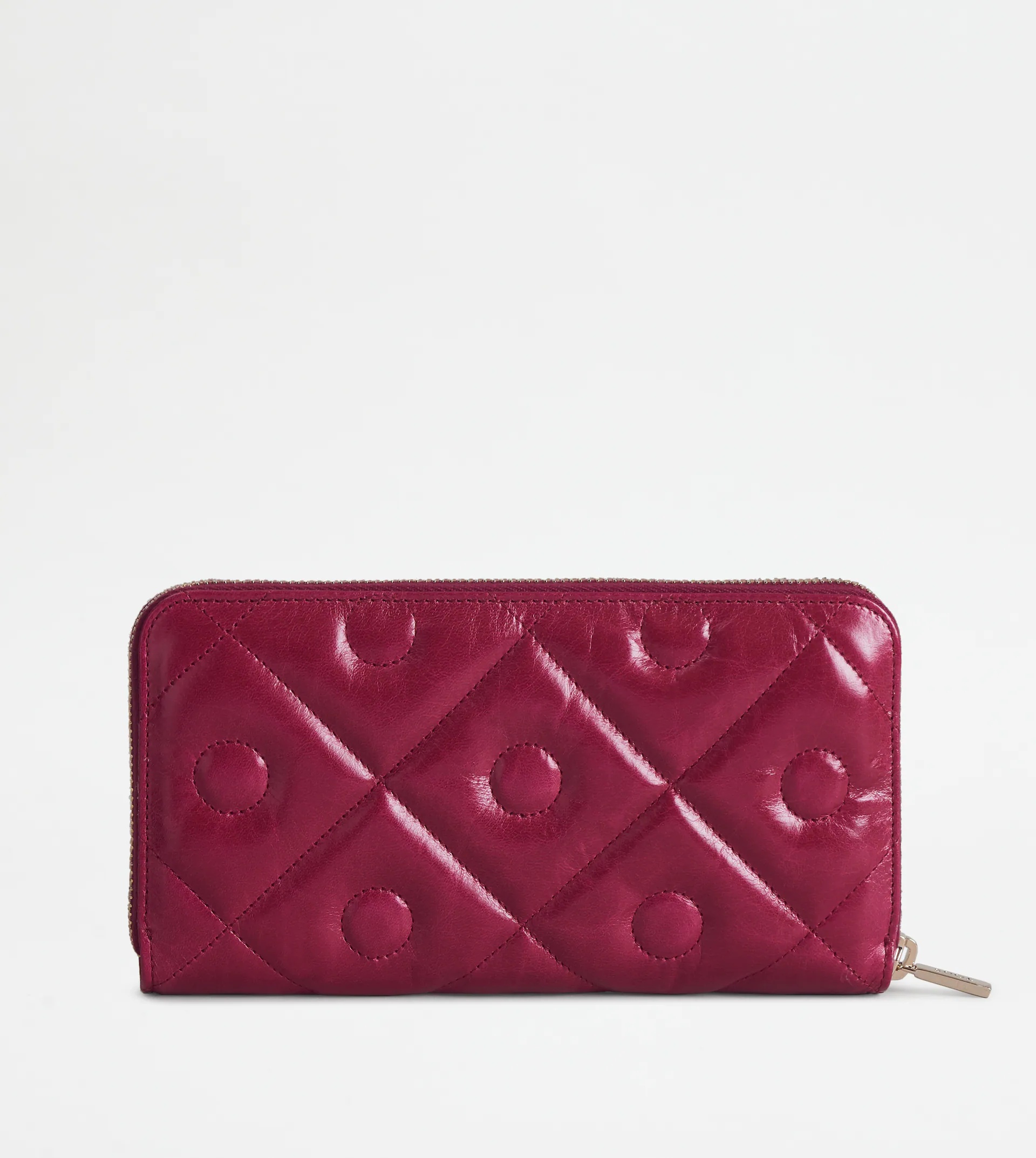 TOD'S SIGNATURE WALLET - BURGUNDY - 4