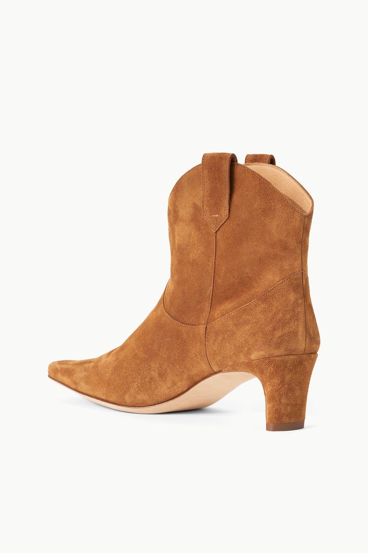 STAUD WESTERN WALLY ANKLE BOOT TAN - 4