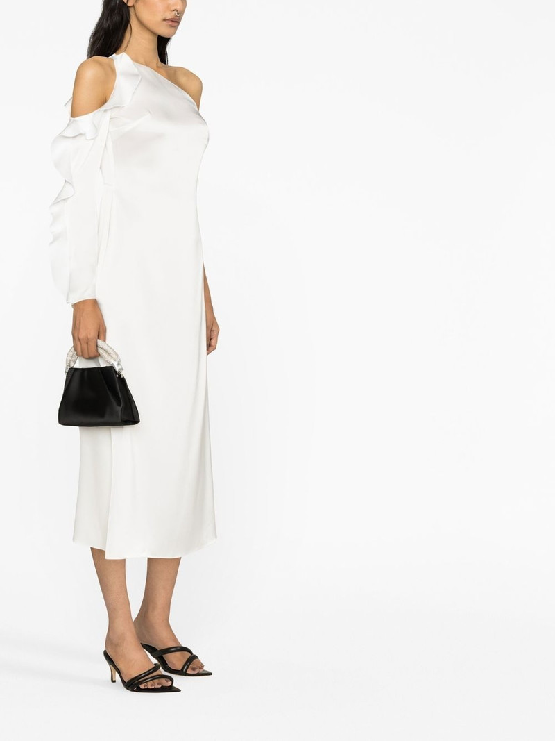one-shoulder ruffled dress 3