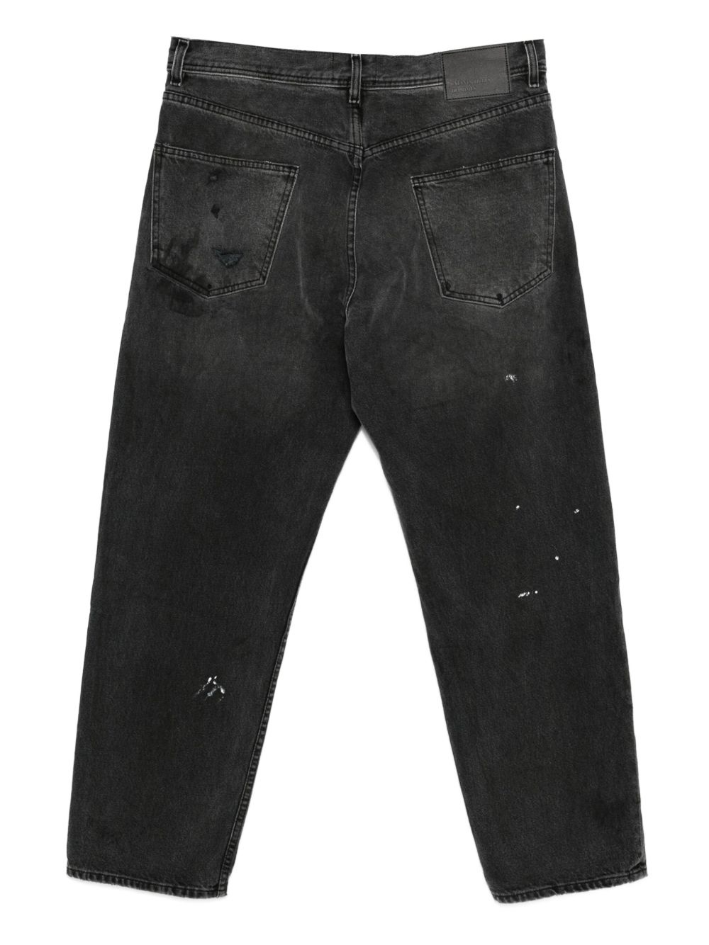 paint-splatter distressed jeans - 2