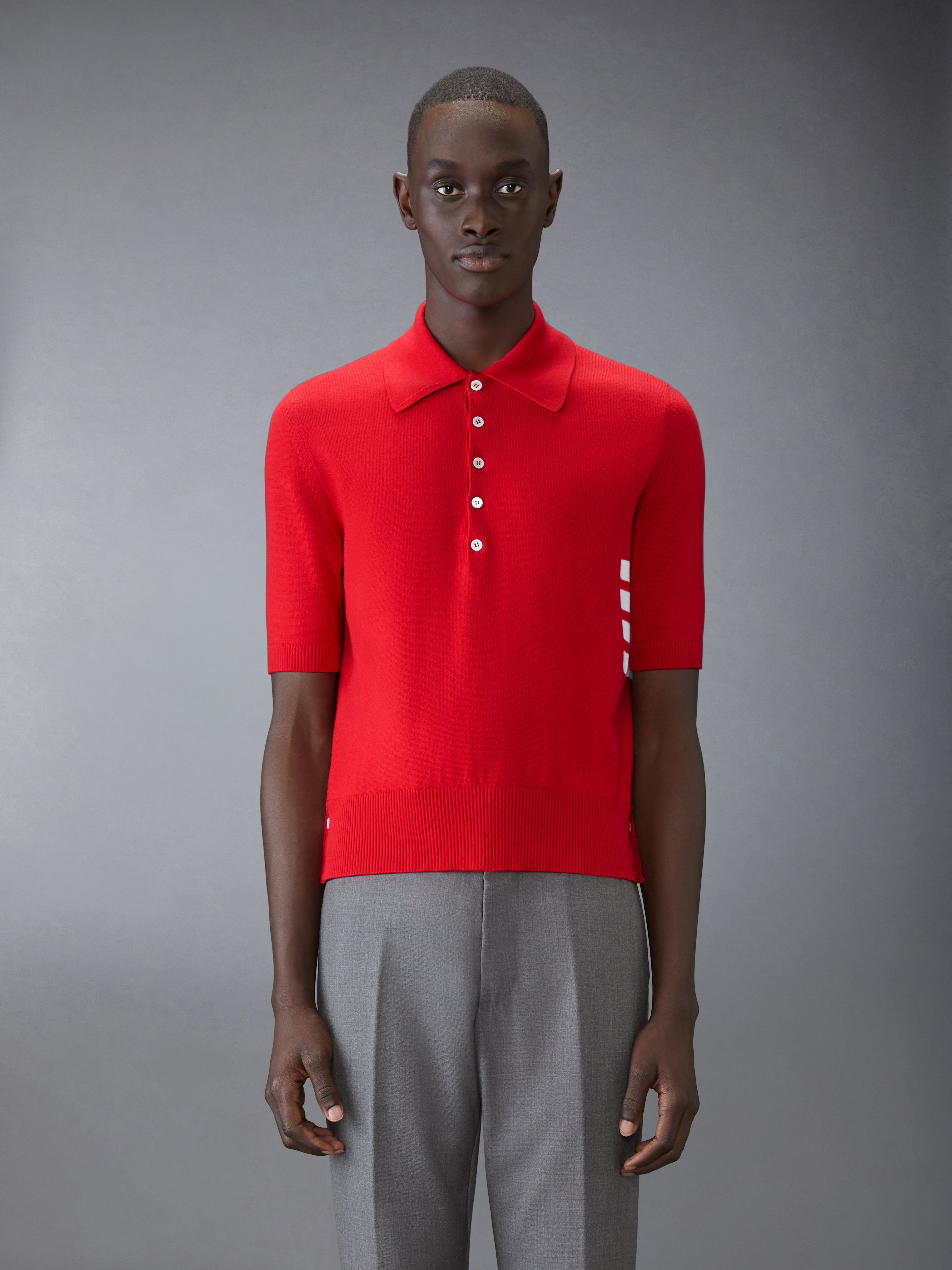Cotton 4-Bar Relaxed Fit Polo - 2