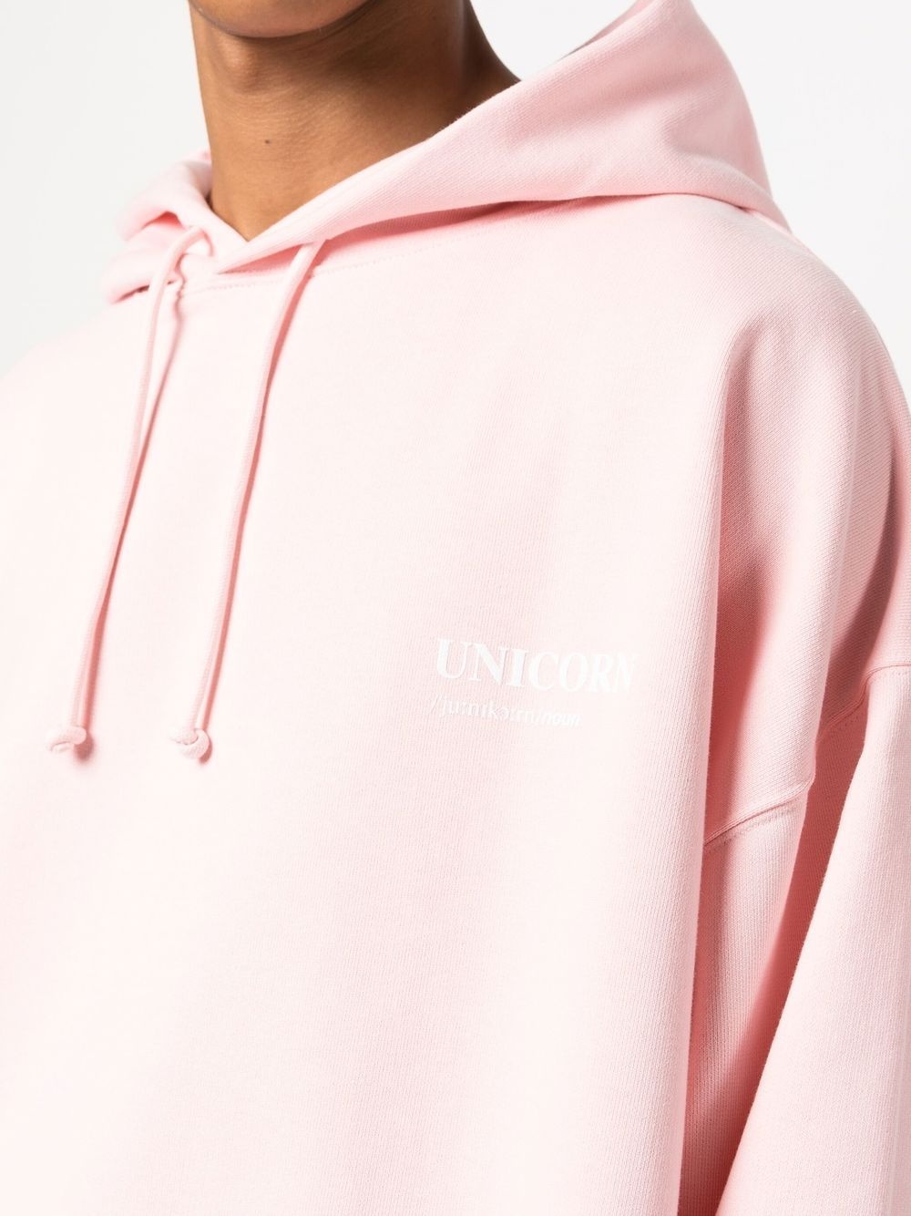 Unicorn slogan-print hoodie - 6