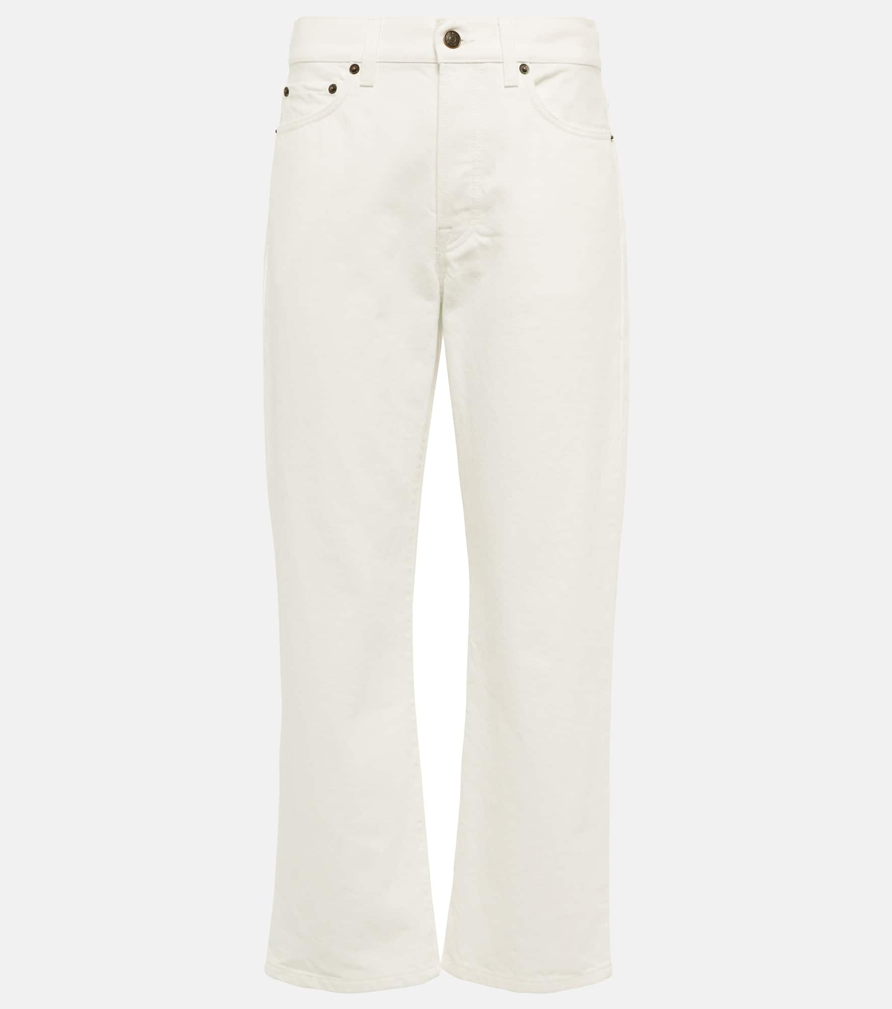 Lesley mid-rise straight jeans - 1