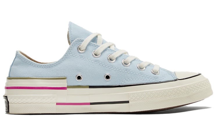 (WMNS) Converse Chuck 70 Low 'Colorblock - Chambray Blue' 570789C - 2