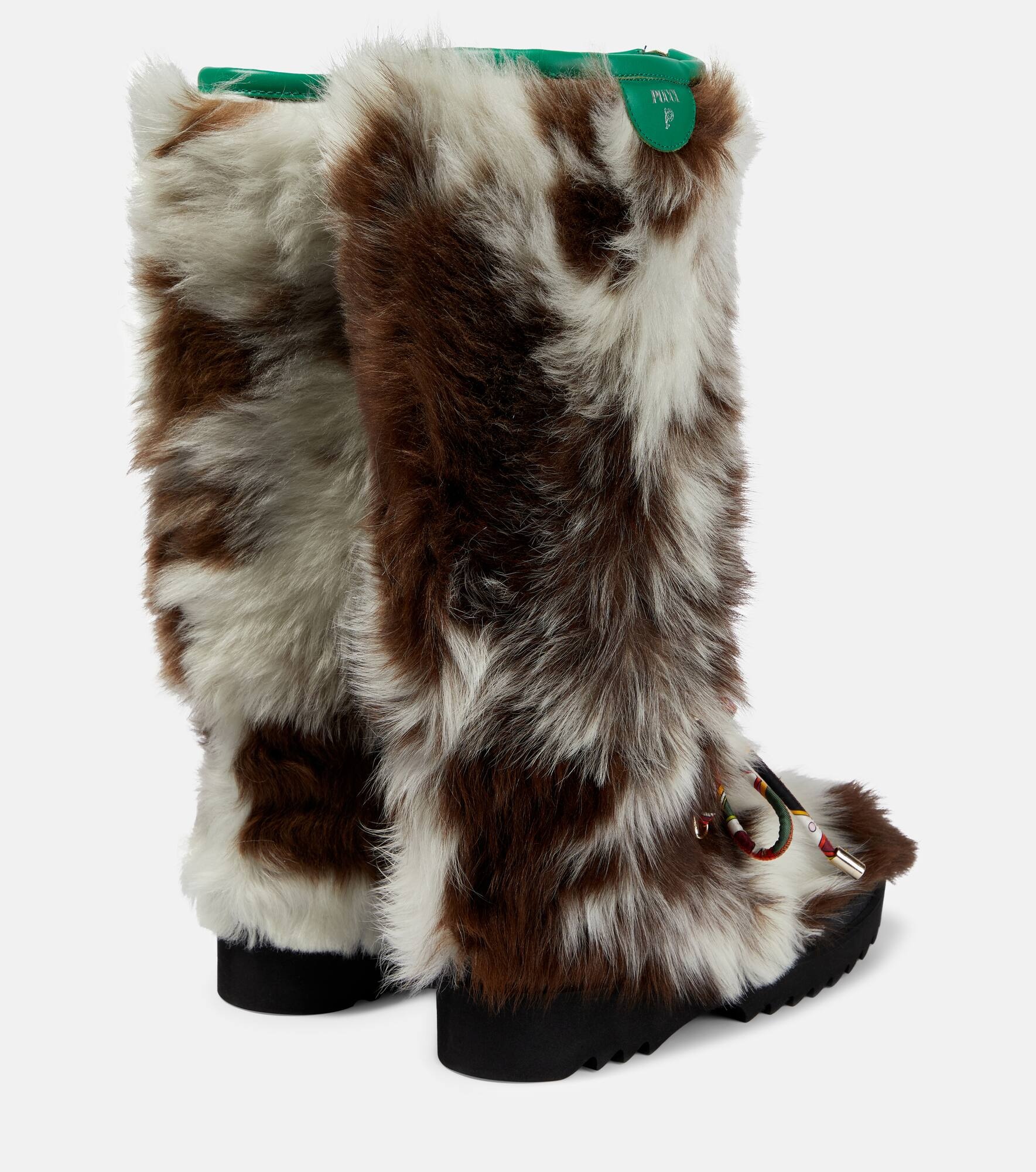 Freezy shearling knee-high boots - 3