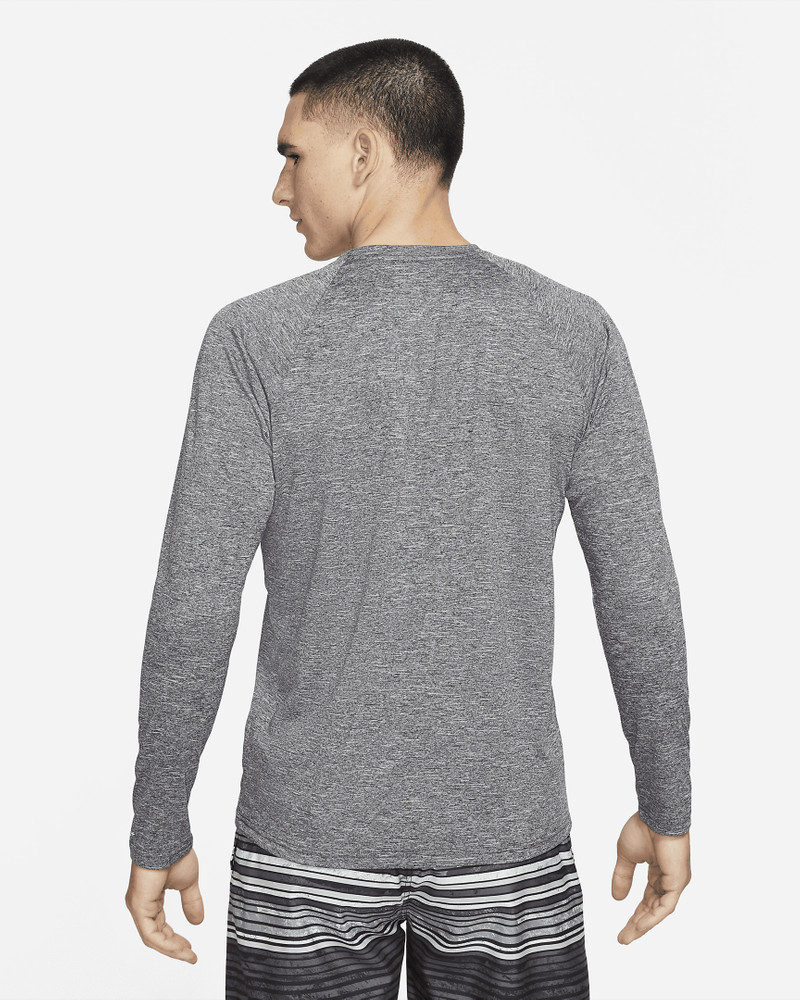 Nike Nike Men's Heathered Long-Sleeve Hydroguard Swim Shirt outlook