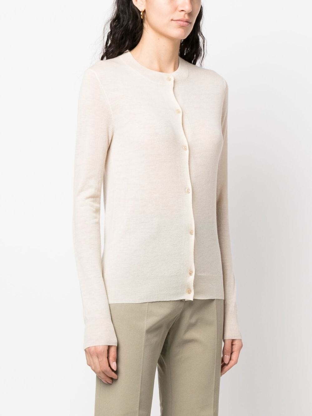 cashmere fine-knit cardigan - 3