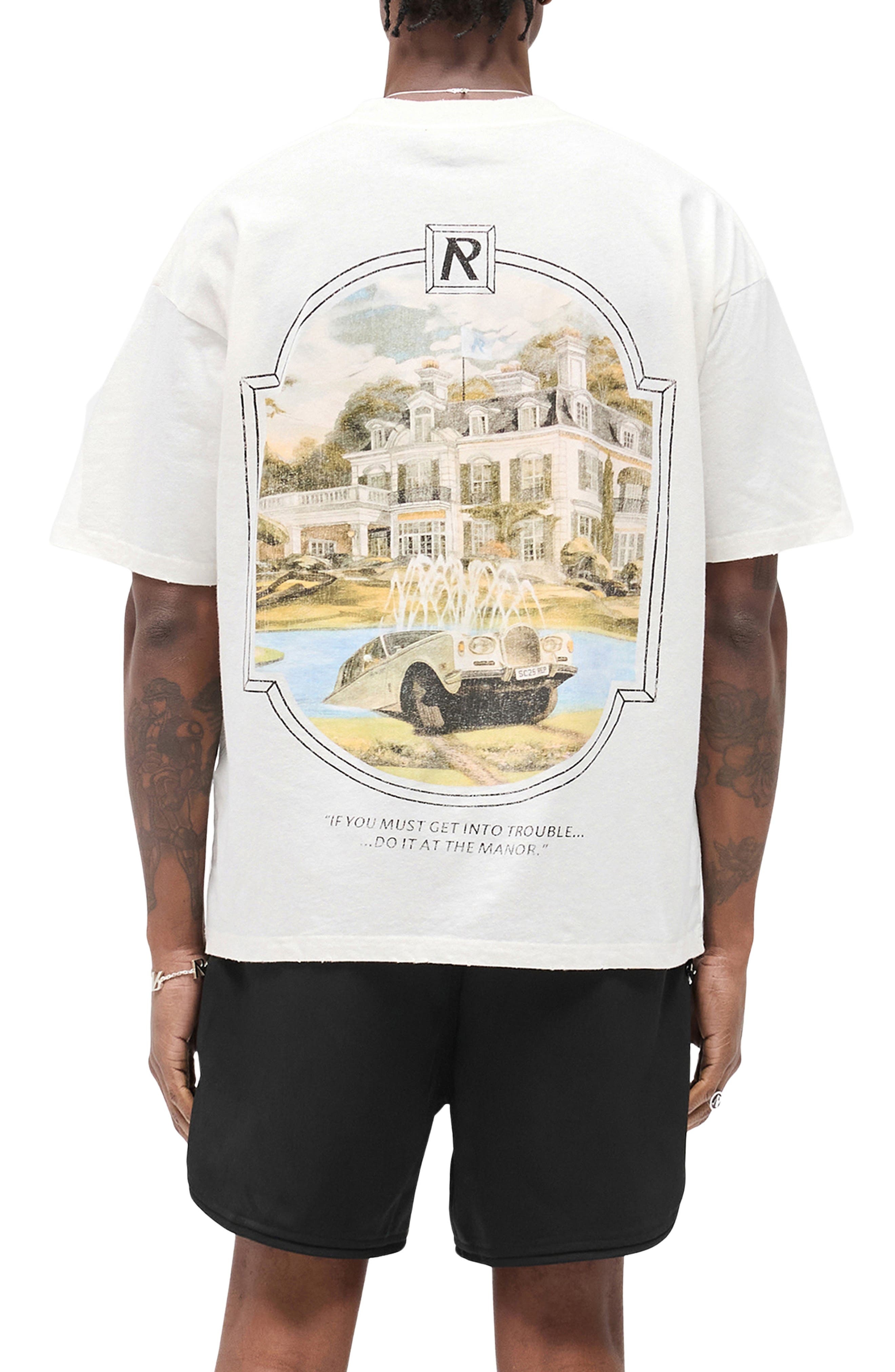 Represent Revere Manor Graphic T-Shirt in Aged White at Nordstrom - 2