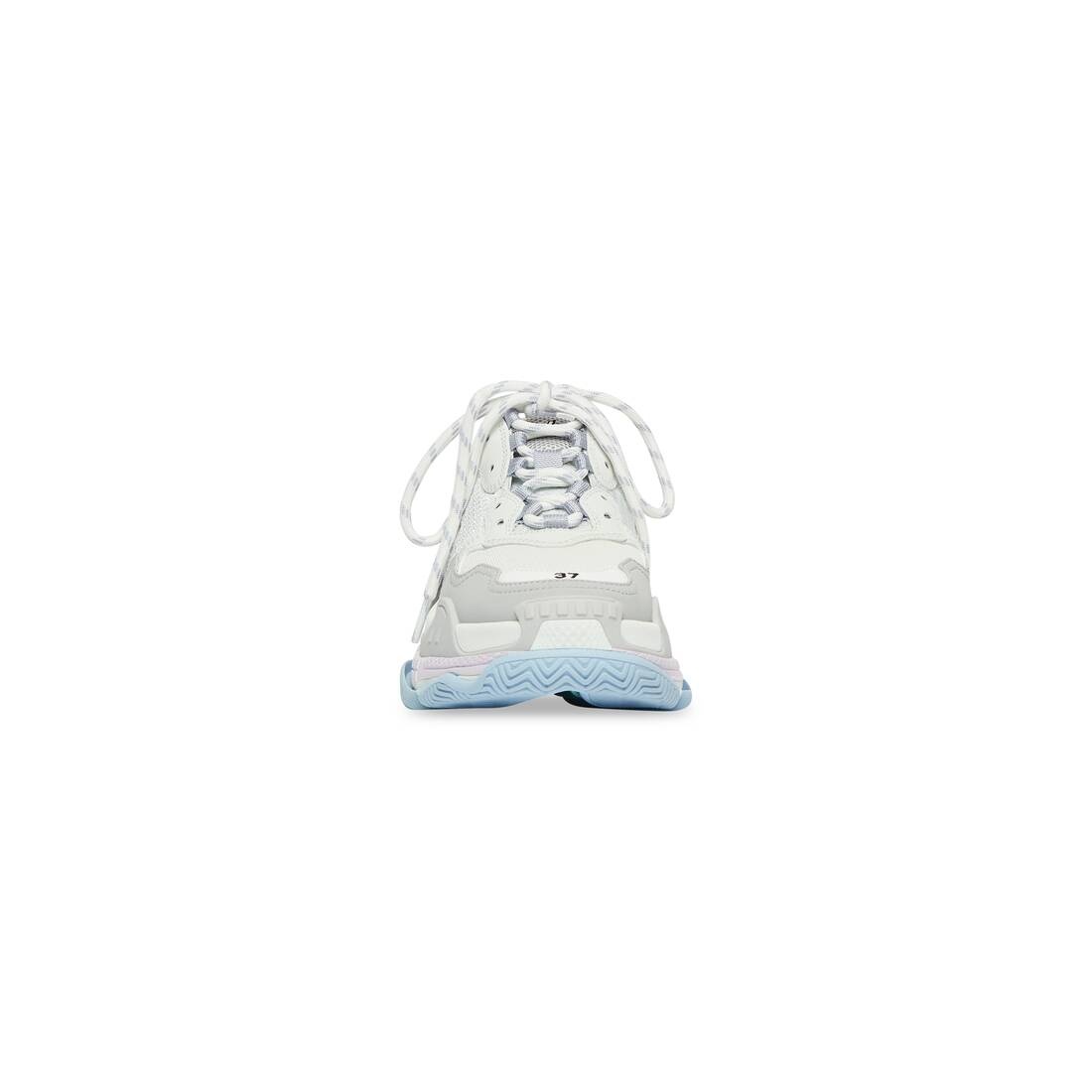 Women's Triple S Sneaker in White/blue - 2