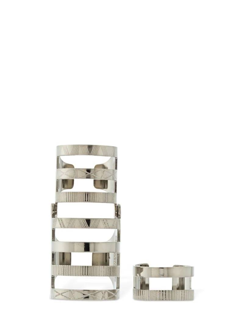 SET OF 2 STRIPED RINGS 1