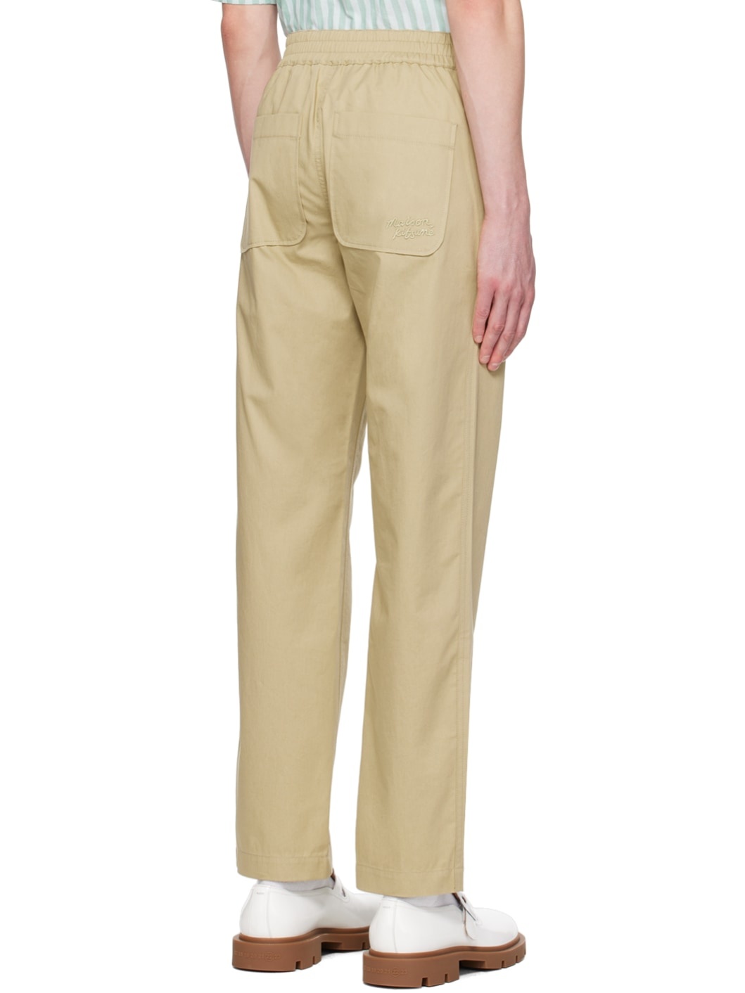 Beige Casual Trousers - 3