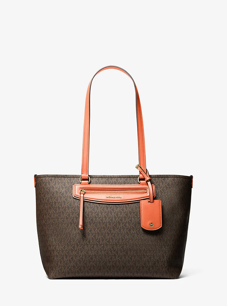 Jet Set Travel Medium Signature Logo Tote Bag - 1