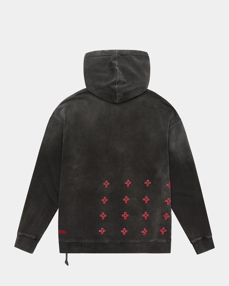 999 JUICE WRLD BIGGIE HOODIE JET BLACK FADE 5