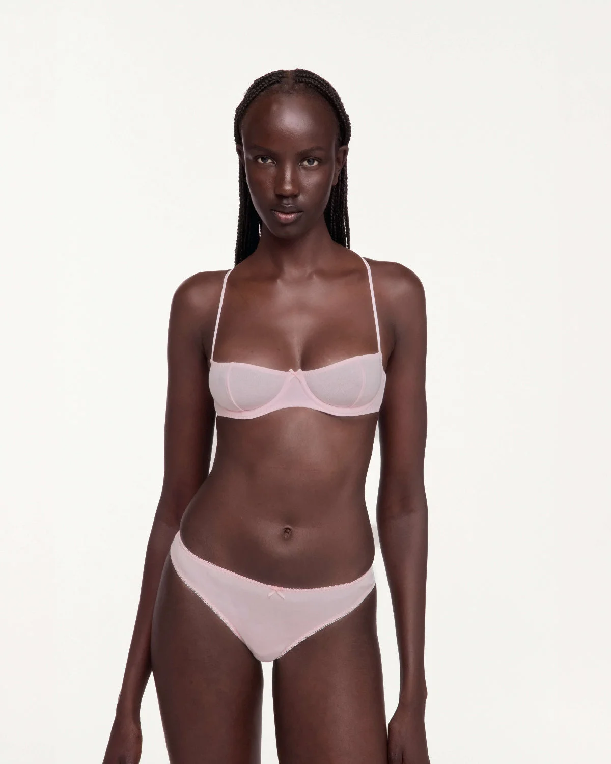 The Teacup: Baby Pink Cotton Jersey - 1