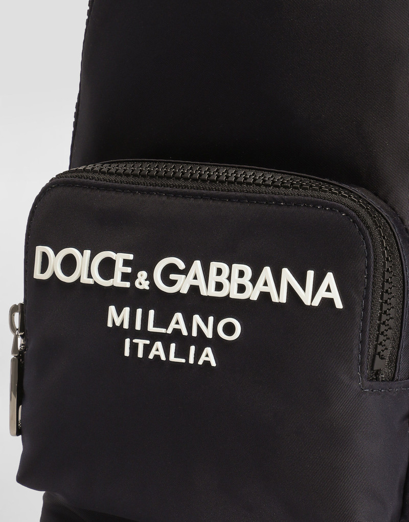 Nylon crossbody backpack 6