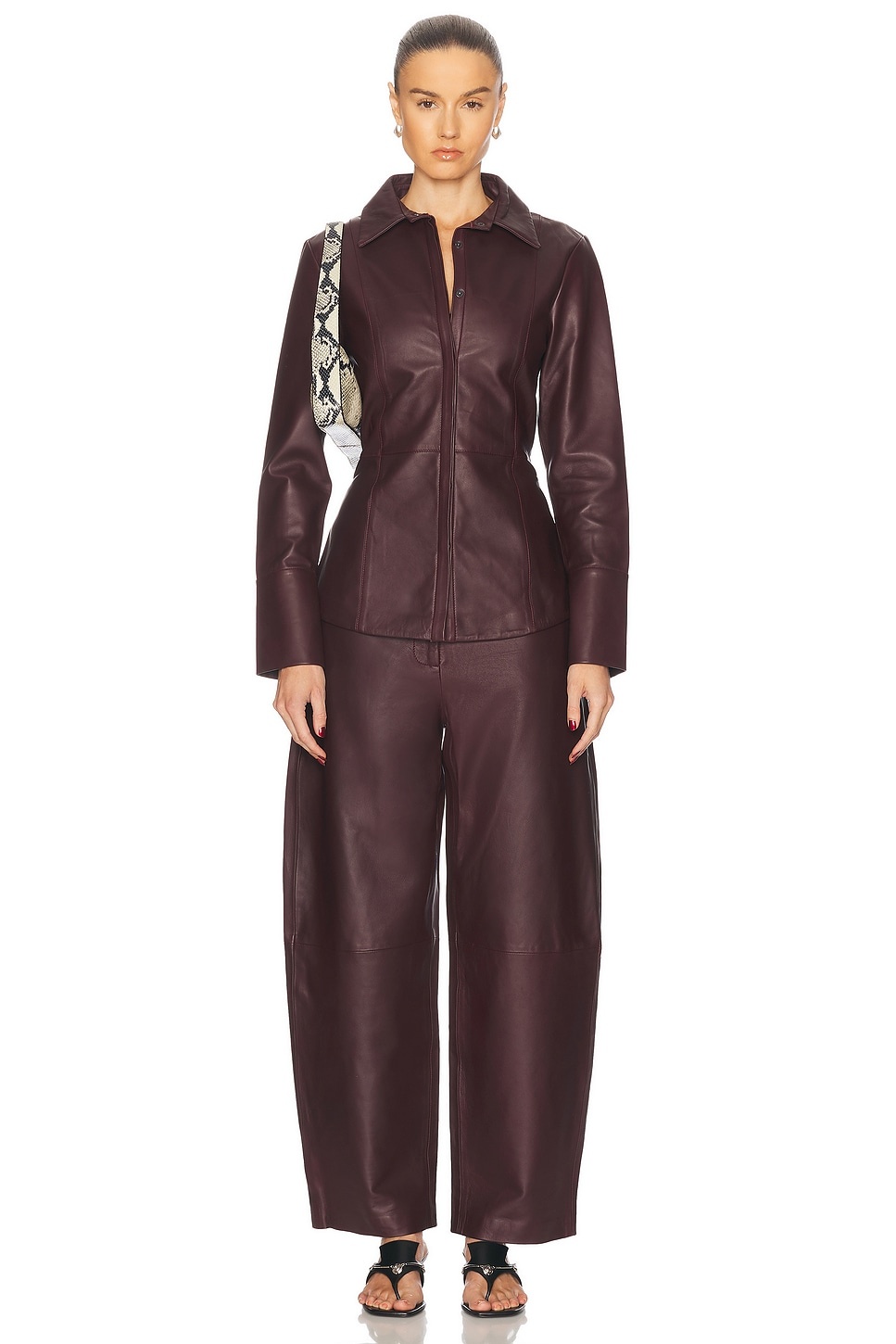 Leather Balloon Pant - 5