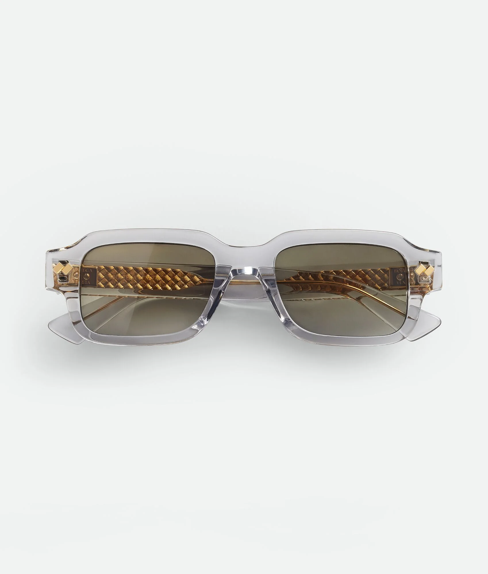 BV1442S Intrecciato Rectangular Sunglasses - 1