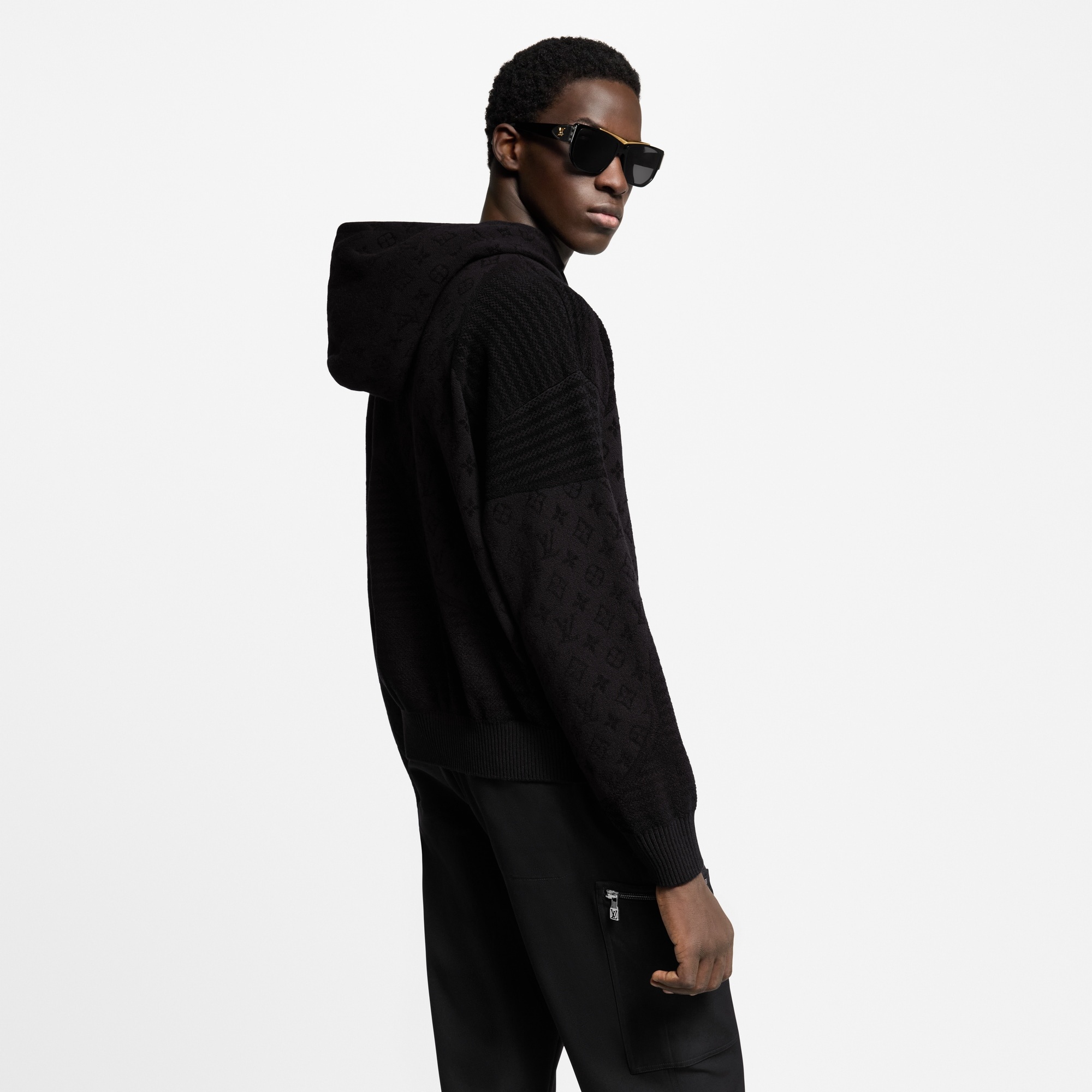 Graphic Jacquard Hoodie - 5